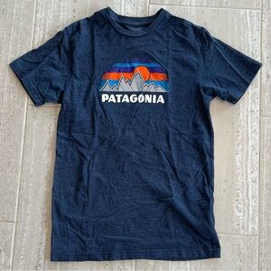 Patagonia navy blue short sleeve tshirt